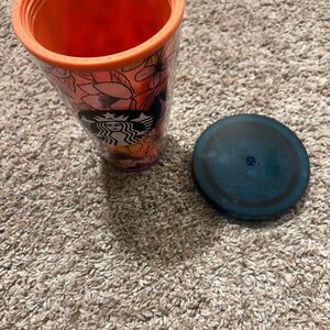 Starbucks Floral Travel Mug with Lid